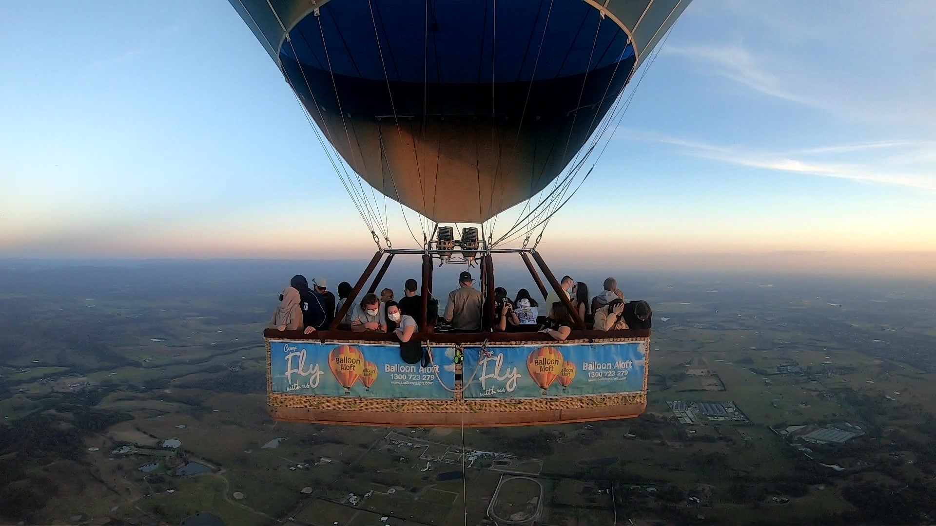 Hot air balloon ride