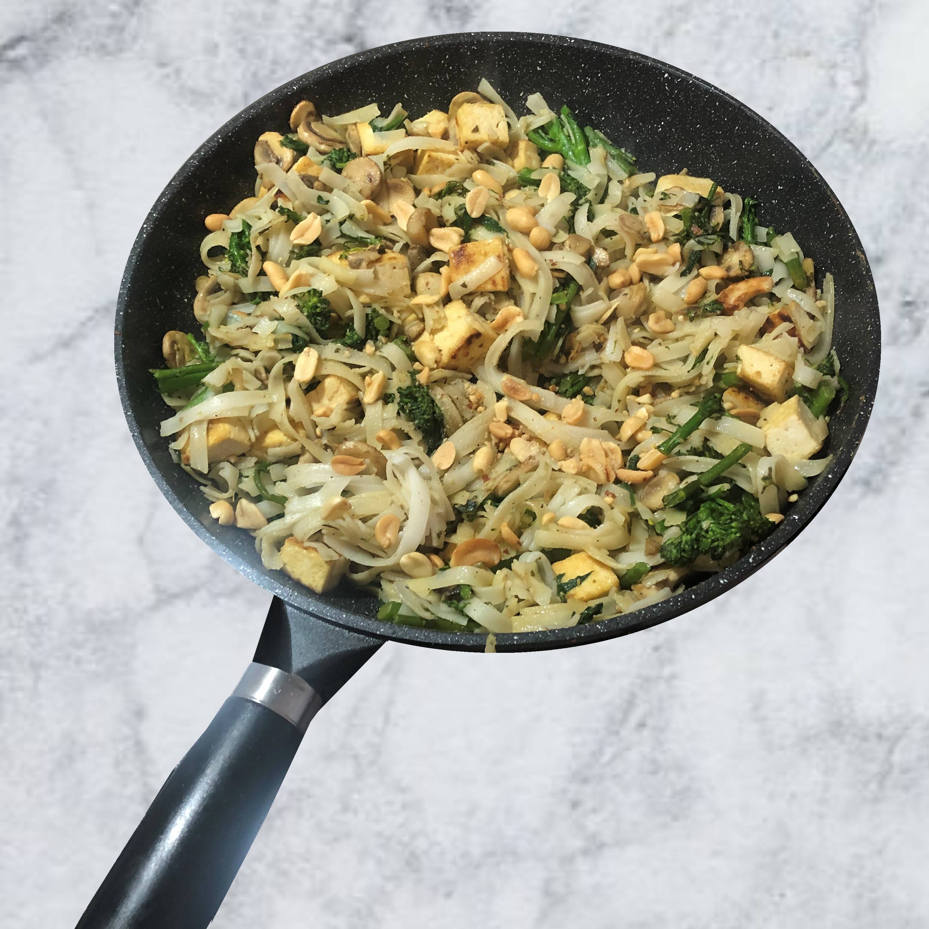 Tofu noodle stir-fry recipe